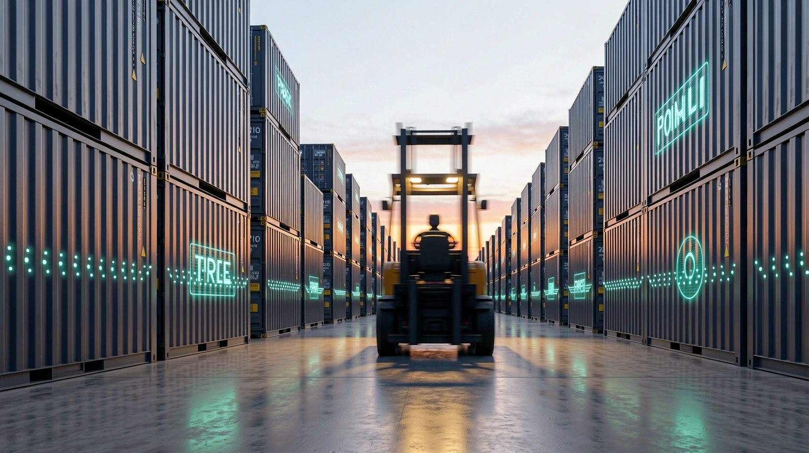 Digitalisierte Logistik-Infrastruktur